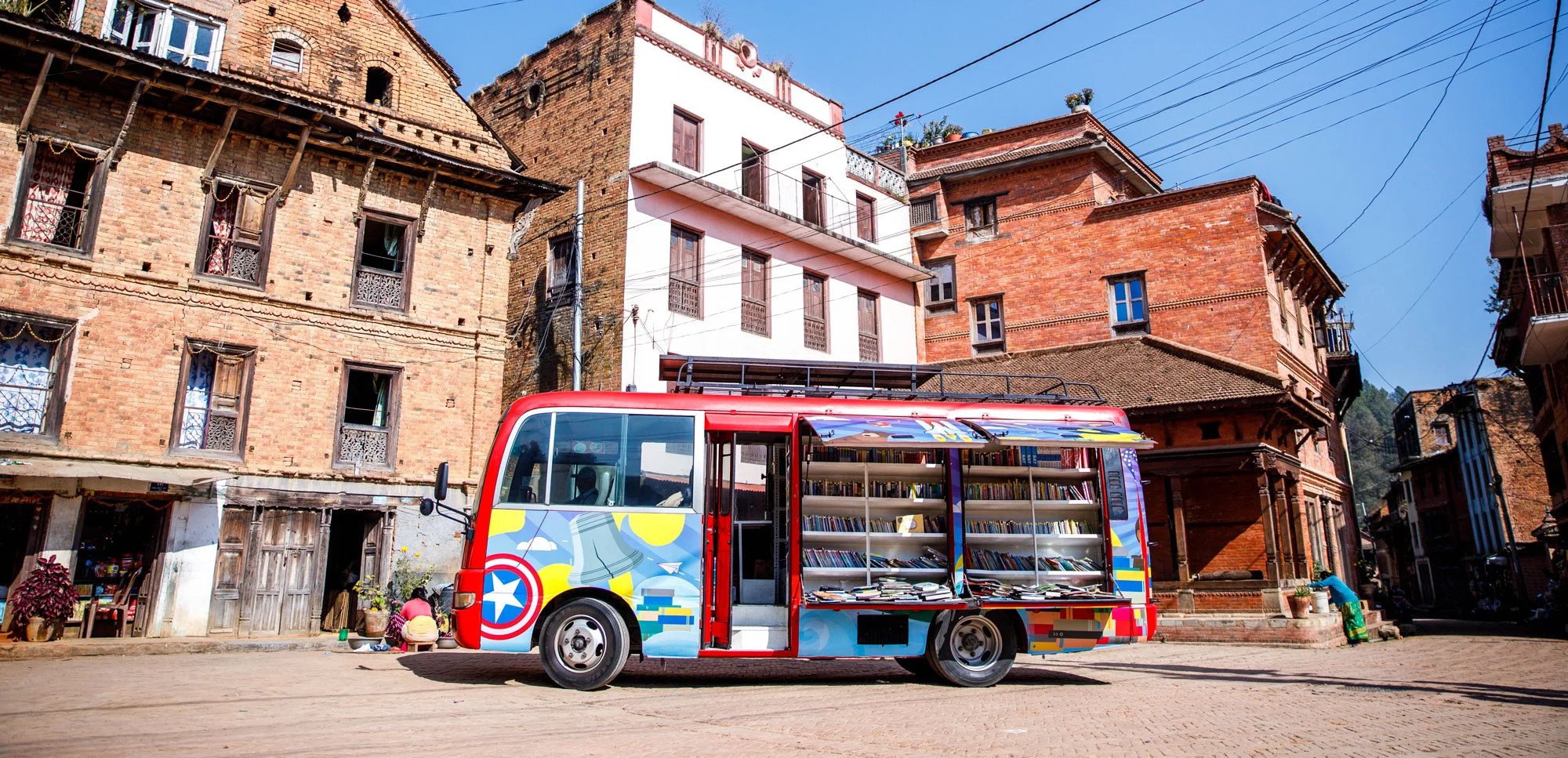 US Embassy’s Book Bus